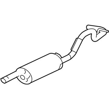 GM 23364882 Muffler Assembly, Exhaust (W/ Exhaust Pipe)