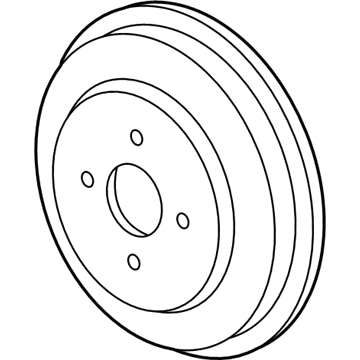 2020 Chevrolet Spark Brake Drum - 42783310