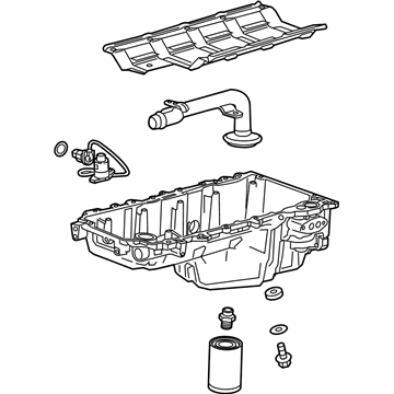 GM 12689456 Pan Assembly, Oil
