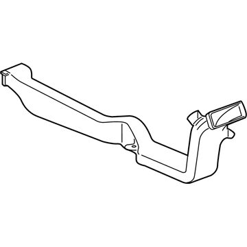 GM 84218835 Duct, Front Floor Console Rear Air