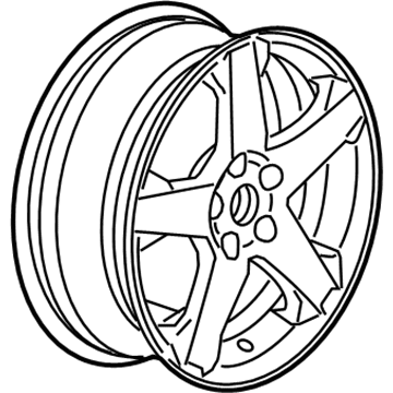 GM 95040754 Wheel Rim,17X6.5