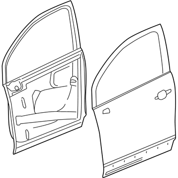 GM 84606438 Door Assembly, Front Si