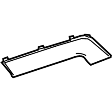 GM 22915891 Trim Assembly, Front Side Door Armrest Cover *Davenport Wod