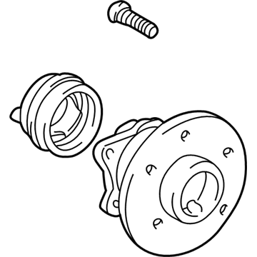 GM 88970097 Rear Wheel Bearing (W/ Bearing)
