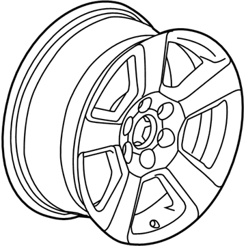 2015 Chevrolet Silverado Spare Wheel - 23311825