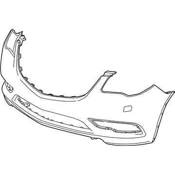 GM 23295792 Fascia Assembly, Front Bumper Upper *Service Primer