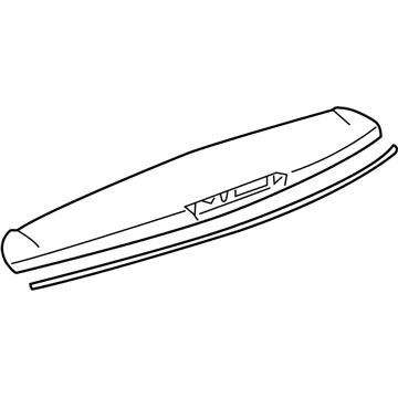 19300863 - Genuine GM Spoiler,Rear End *Service Primer