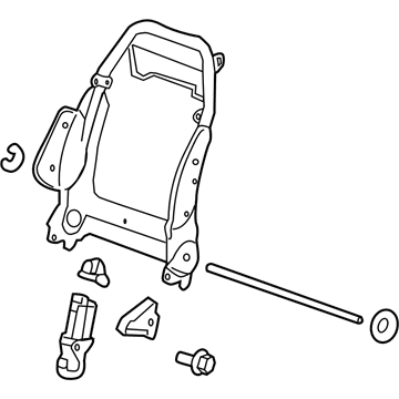 GM 20929307 Frame Assembly, Driver Seat Back Cushion
