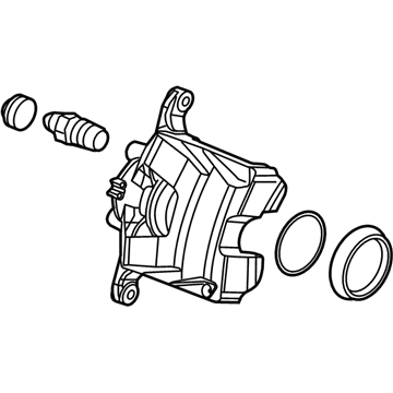 GM 13532170 Caliper Assembly, Front Brk (W/O Brk Pads & Brkt)