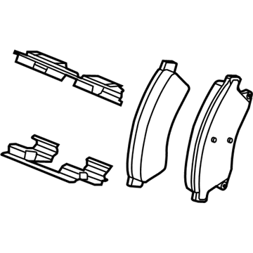 2018 Chevrolet Sonic Brake Pad - 42673335