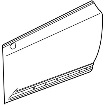 GM 23438099 Panel, Front Side Door Outer (Rh)