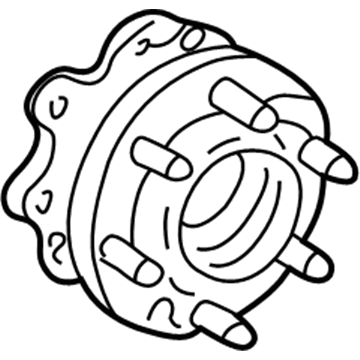 GM 12549135 Extension,Front Wheel Hub (Painted) *Painted