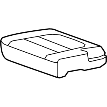 GM 84384000 Cover Assembly, 3Rd Row Seat Cushion *Galvanized Ce