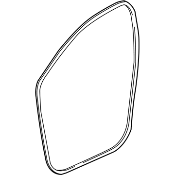 GM 23142207 Weatherstrip Assembly, Front Side Door (Body Side)