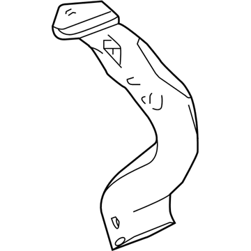 GM 84225443 Duct, Auxiliary A/C Air Lower