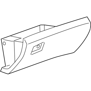 GM 22900413 Compartment Assembly, Instrument Panel *Cocoa