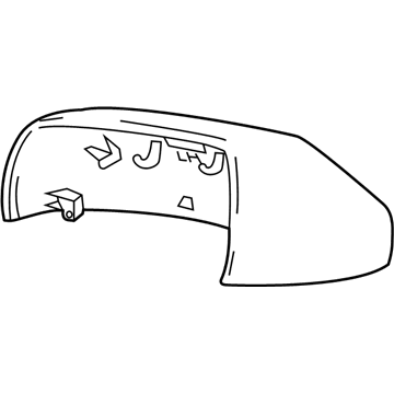 GM 22835015 Cover,Outside Rear View Mirror Housing Upper