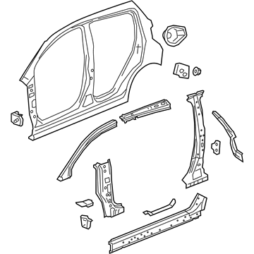 GM 42505085 Frame Assembly, Body Side Outer