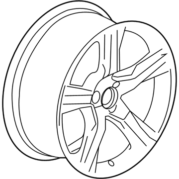 GM 84164421 Wheel Rim, Front