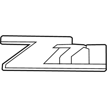 GM 22774903 Decal, Pick Up Box Side Rear
