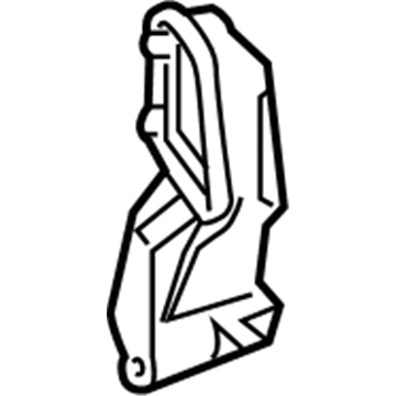 GM 95369726 Duct, Floor Front Air Outlet