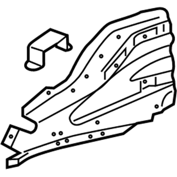 GM 94533846 Rail Assembly, Front Compartment Upper Side
