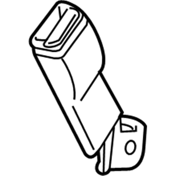 GM 84572139 Buckle Kit, R/Seat Belt *Cocoa