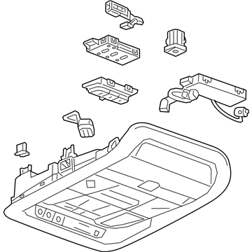 GM 84741140 Console Assembly, Rf *Lt Wheat