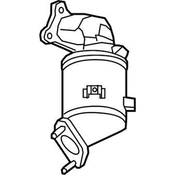 GM 84131555 Warm Up 3Way Catalytic Convertor Assembly (W/ Exhaust Pip