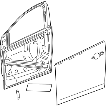 GM 84025421 Door Assembly, Front Side (Rh)