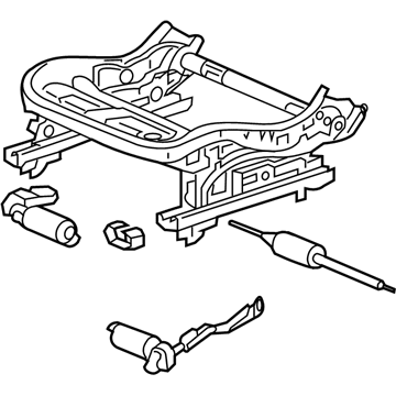 GM 13510754 Frame Assembly, Front Seat Cushion