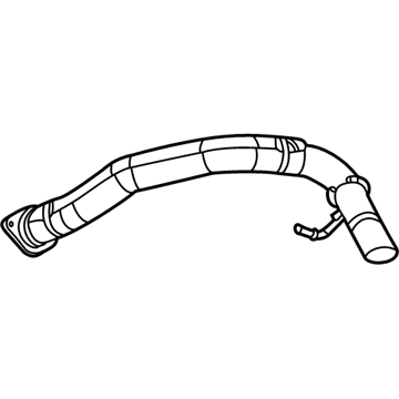 2009 Hummer H3T Exhaust Pipe - 94700609