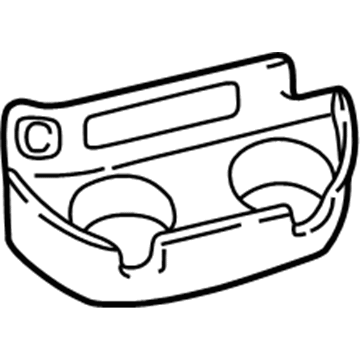 GM 15049804 Holder Assembly, Instrument Panel Cup *Neutral