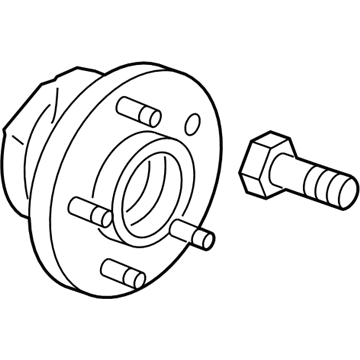 GM 13589150 Bearing Assembly, Front Wheel