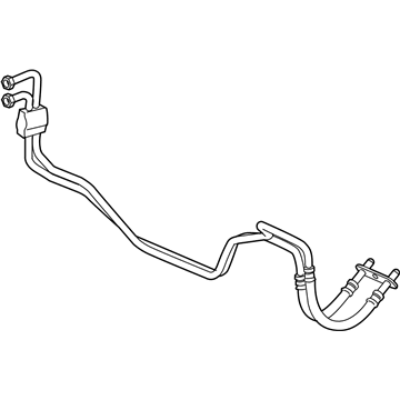 GM 15842512 Transmission Auxiliary Fluid Cooler Pipe Assembly