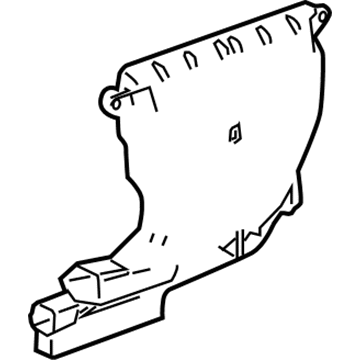 GM 22627195 Duct Assembly, Rear Floor Air