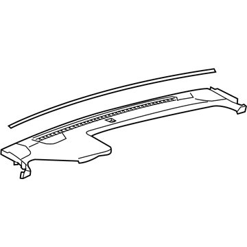 GM 84376545 Extension Assembly, I/P *Cocoa