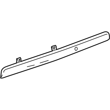 GM 12335846 Molding Asm,Rear License Plate Pocket (Primed) *Paint To Mat