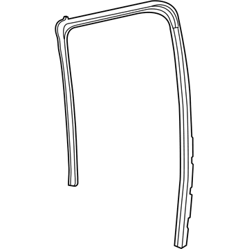 GM 23187478 Weatherstrip Assembly, Front Side Door Window