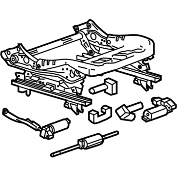 GM 13580925 Frame Assembly, Front Seat Cushion
