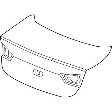 GM 84075221 Lid Assembly, Rear Compartment