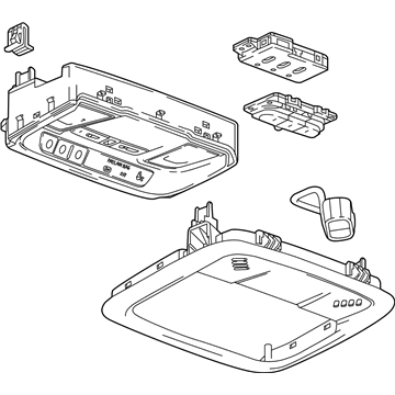 GM 84439227 Console Assembly, Rf *Gray R