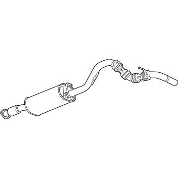 GM 84229609 Muffler Assembly, Exhaust (W/ Exhaust Pipe)