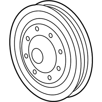 GM 12671045 Pulley, W/Pmp