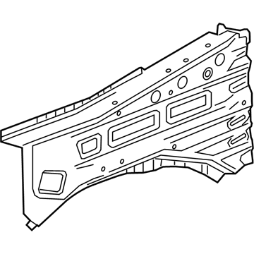 GM 23221171 Rail Assembly, Front Compartment Upper Side