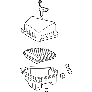 2010 Pontiac Vibe Air Filter - 19204406