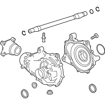 GM 84169554 Front Differential Carrier Assembly