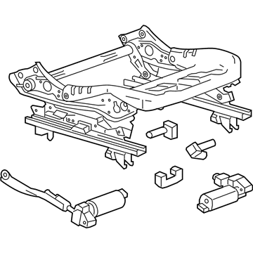 GM 13511657 Frame Assembly, Front Seat Cushion