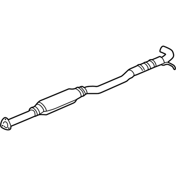 GM 22714057 Exhaust Resonator ASSEMBLY (W/ Exhaust Pipe)