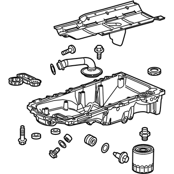 GM 12631218 Pan Assembly, Oil